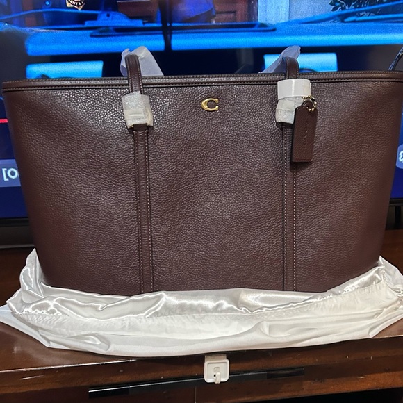 Coach Dark Brown Laptop Bag - Picture 4 of 5